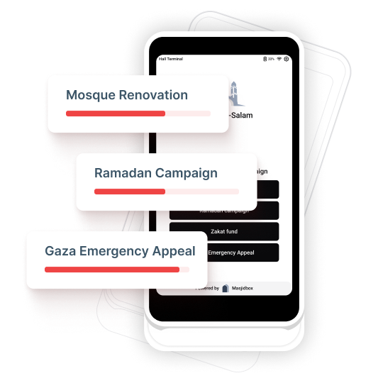 Masjidbox Terminal - Donation Campaigns