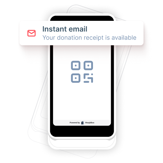 Masjidbox Terminal - Digital email receipts for all countries